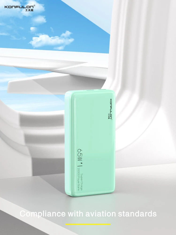 65W Power Bank 20000mAh Portable Charging Powerbank Mobile Phone External Battery PD QC 3.0 Charger 22.5W Poverbank 20000