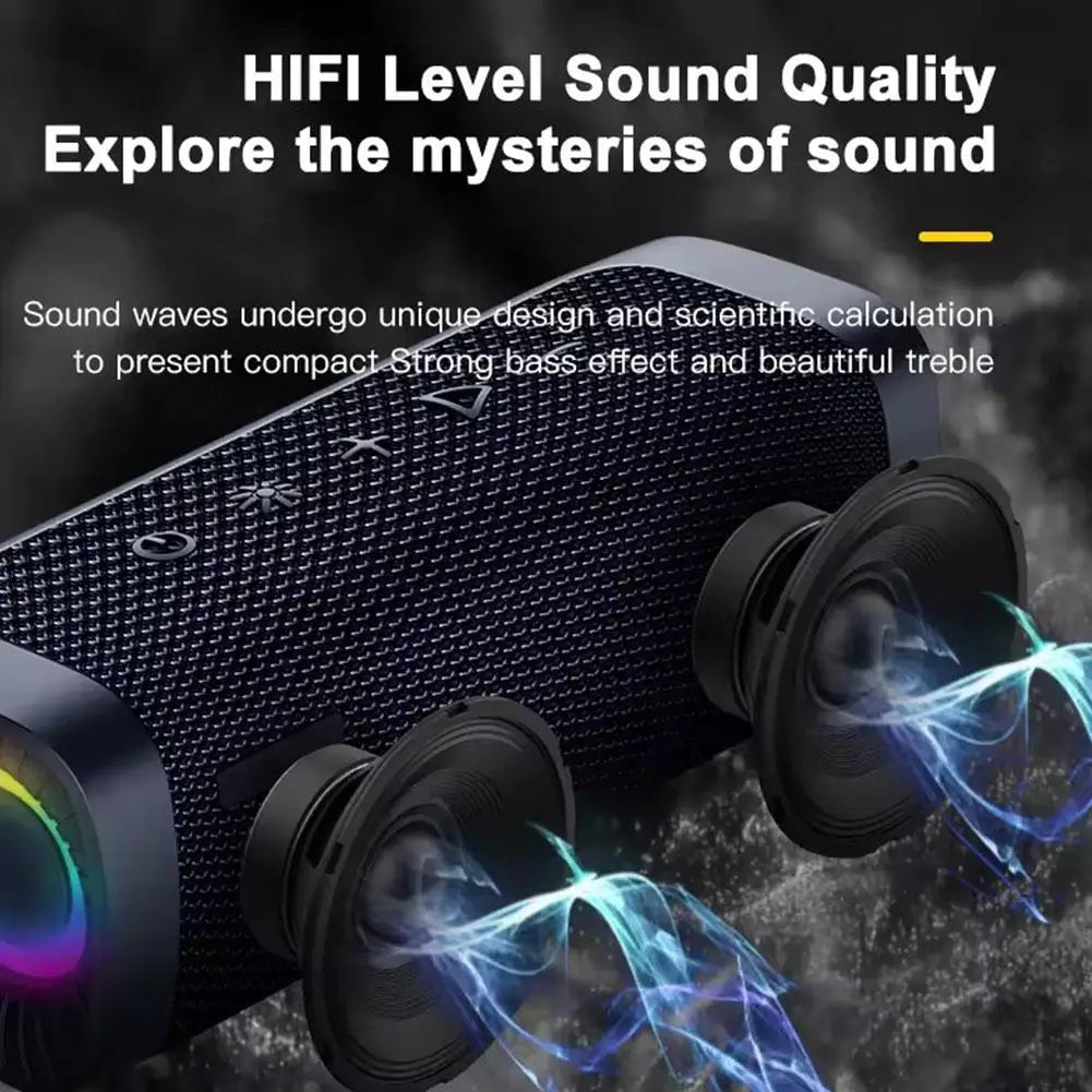Bluetooth Speakers Wireless Portable Bluetooth Speaker IPX7 Waterproof Stereo Sound And Dual Pairing Great Choice For G L9A9