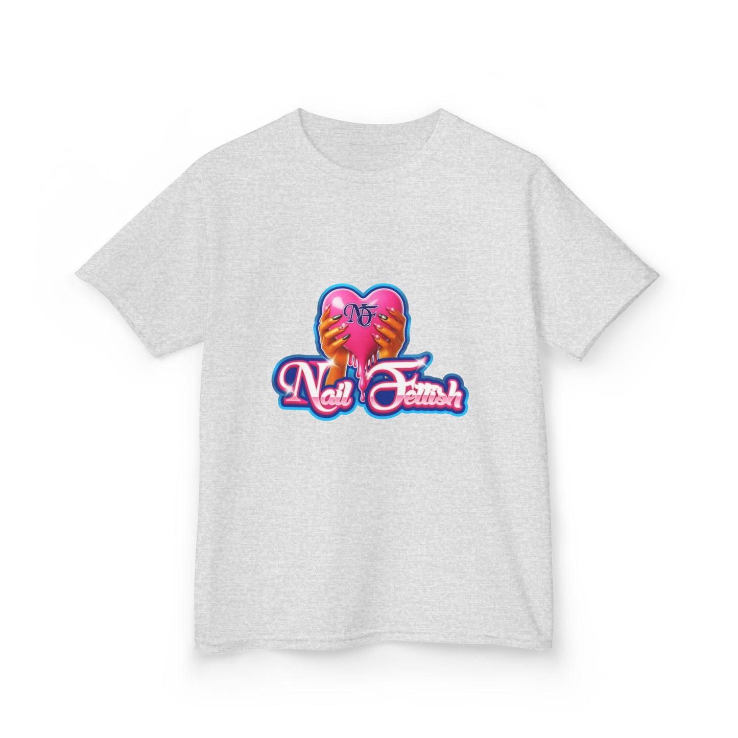 Colorful Kids Tee with Heart Design, Fun Daily Wear, Birthday Gift, Casual Summer Shirt, Youth Fashion