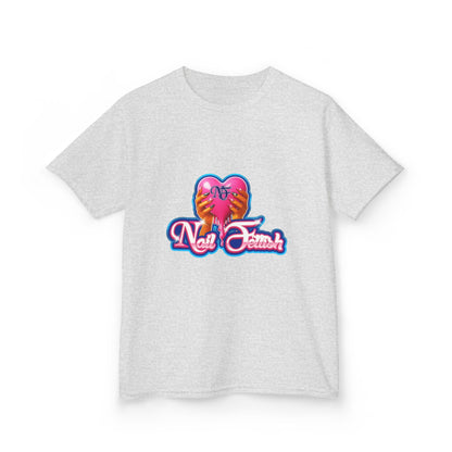 Colorful Kids Tee with Heart Design, Fun Daily Wear, Birthday Gift, Casual Summer Shirt, Youth Fashion