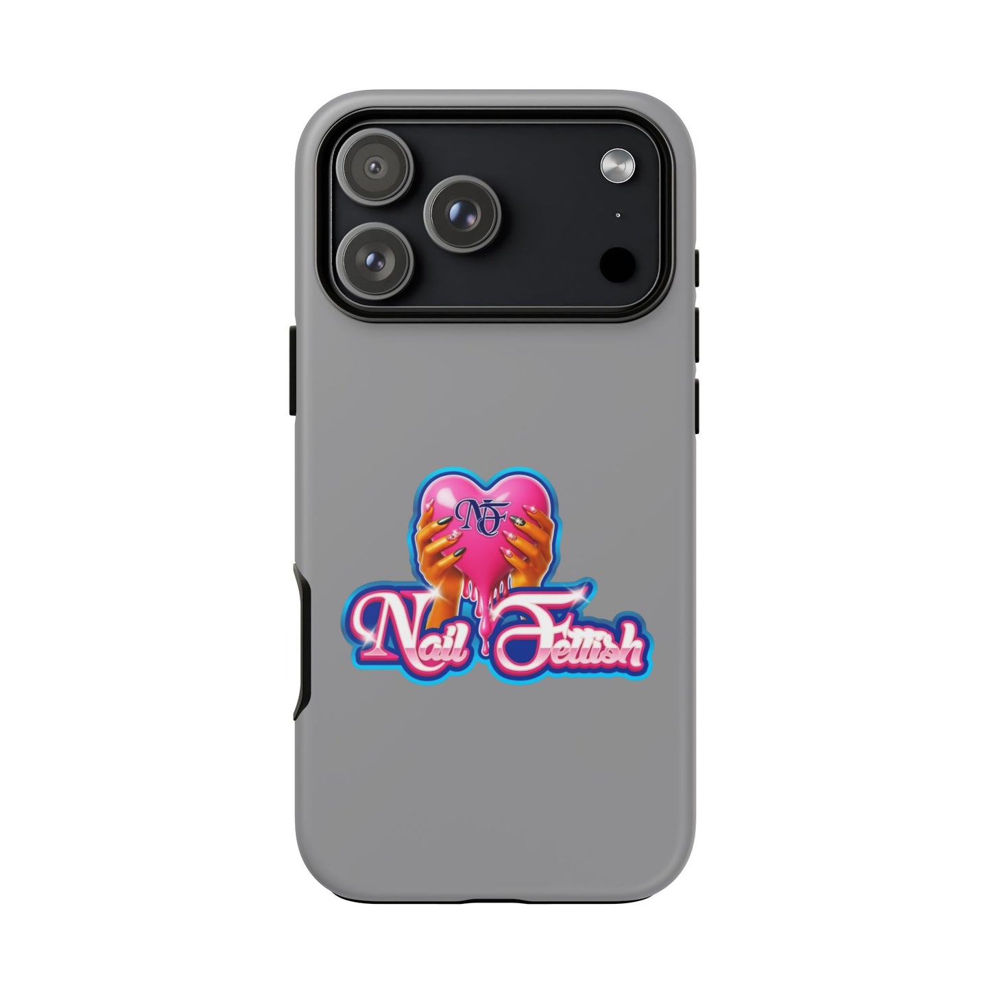 Phone Case with Heart Design, For Nail Enthusiasts, Gifts for Her, Cute Phone Accessories, Valentine's Day