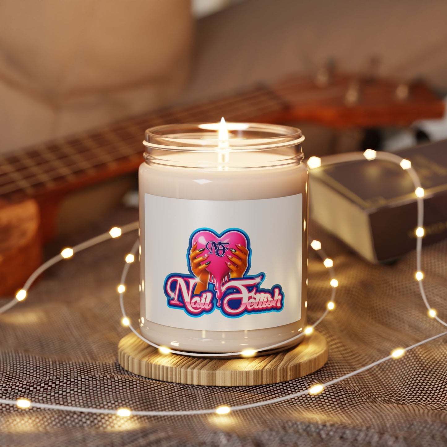 Nail Fetish Candle, Aromatherapy, Gift for Her, Relaxation, Home Decor, Self-Care, Artistry