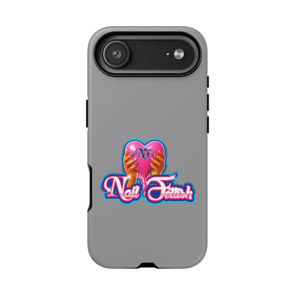 Phone Case with Heart Design, For Nail Enthusiasts, Gifts for Her, Cute Phone Accessories, Valentine's Day