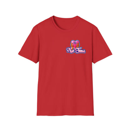 Vibrant Tropical Heart T-Shirt, Summer Fashion, Gift for Women, Beach Wear, Casual Style, Love Theme