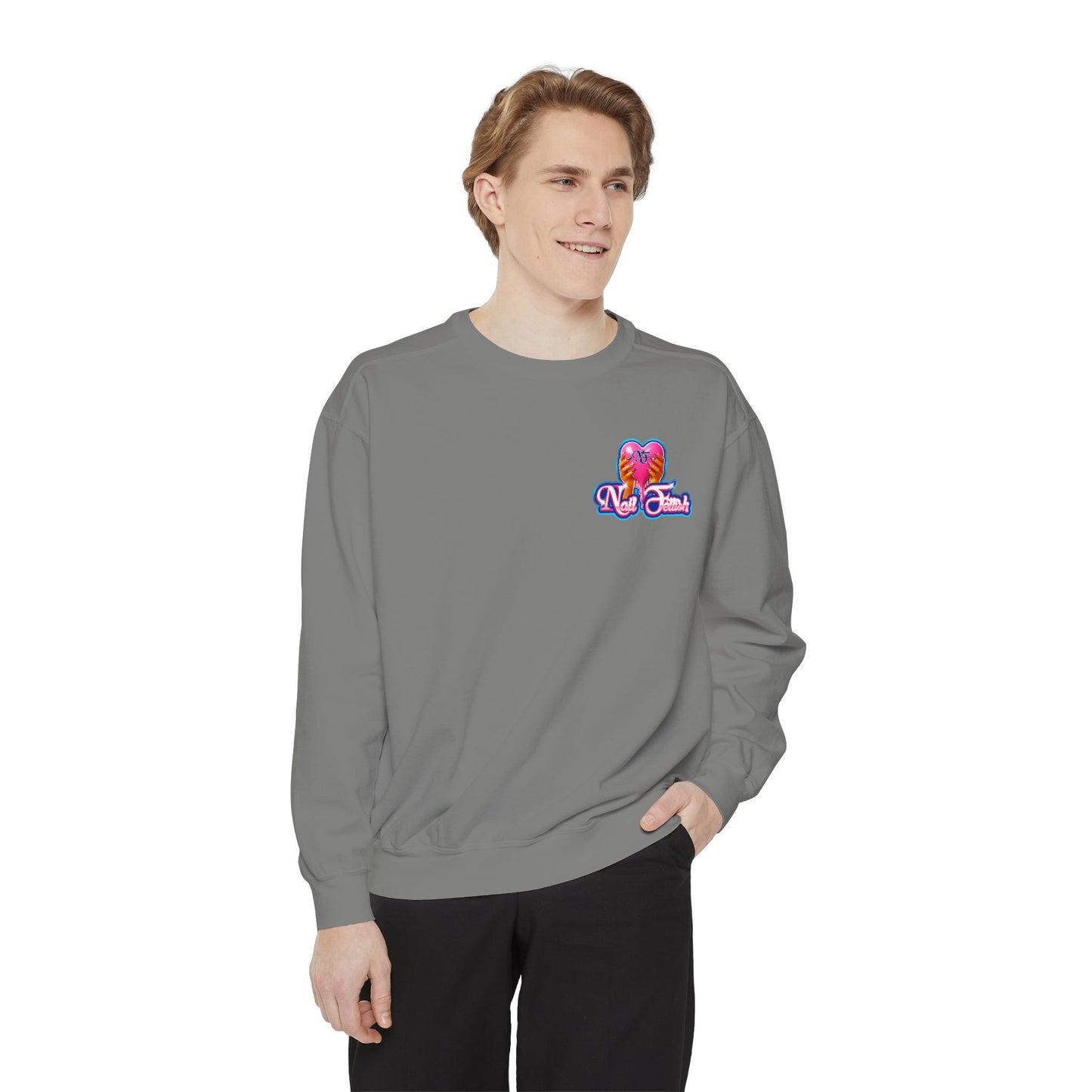 Colorful Heart Unisex Sweatshirt, Cozy Gift for Friends, Casual Streetwear, Perfect for Valentine’s Day, Everyday Lounge