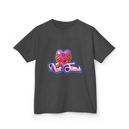 Colorful Kids Tee with Heart Design, Fun Daily Wear, Birthday Gift, Casual Summer Shirt, Youth Fashion