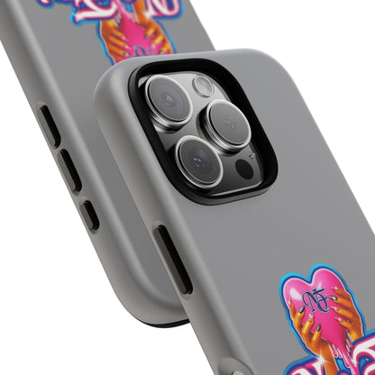 Phone Case with Heart Design, For Nail Enthusiasts, Gifts for Her, Cute Phone Accessories, Valentine's Day