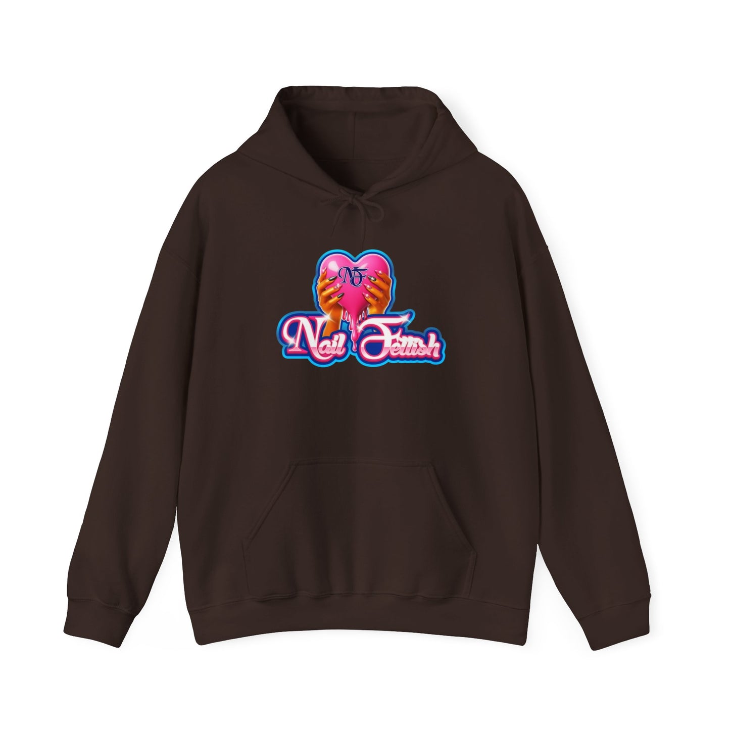 Nail Polish Love Hoodie, Trendy Unisex Sweatshirt, Cozy Gift for Nail Lovers, Perfect for Nail Artists, Vibrant Graphic Apparel