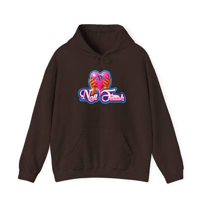 Nail Polish Love Hoodie, Trendy Unisex Sweatshirt, Cozy Gift for Nail Lovers, Perfect for Nail Artists, Vibrant Graphic Apparel