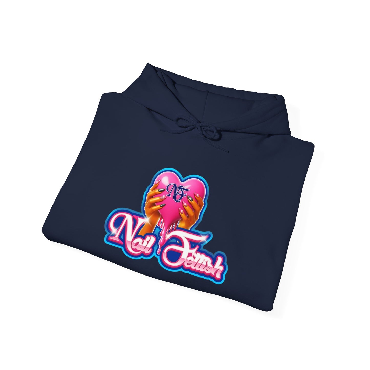 Nail Polish Love Hoodie, Trendy Unisex Sweatshirt, Cozy Gift for Nail Lovers, Perfect for Nail Artists, Vibrant Graphic Apparel