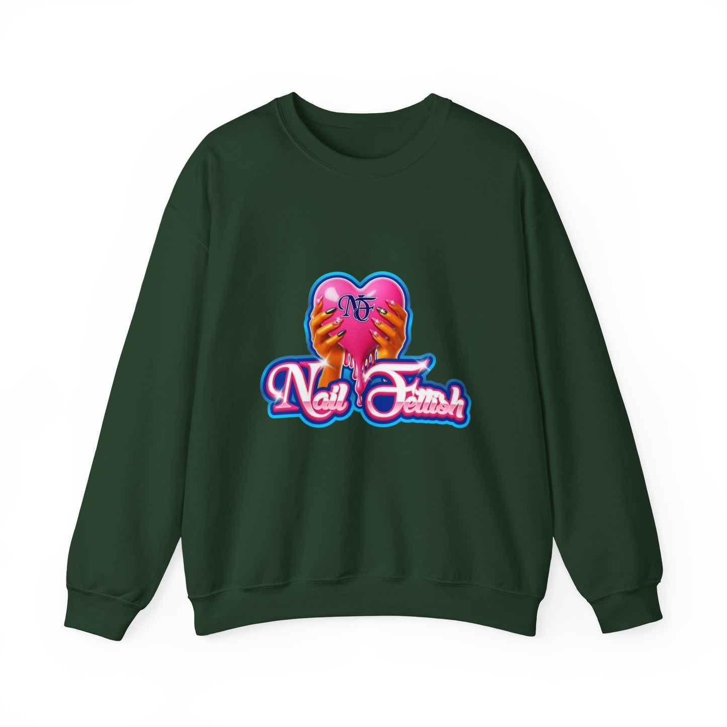 Nail Art Enthusiast Crewneck Sweatshirt, Cozy Pullover for Nail Lovers, Gift for Manicure Fans, Stylish Sweatshirt, Birthday Gift