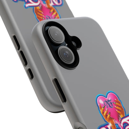 Phone Case with Heart Design, For Nail Enthusiasts, Gifts for Her, Cute Phone Accessories, Valentine's Day