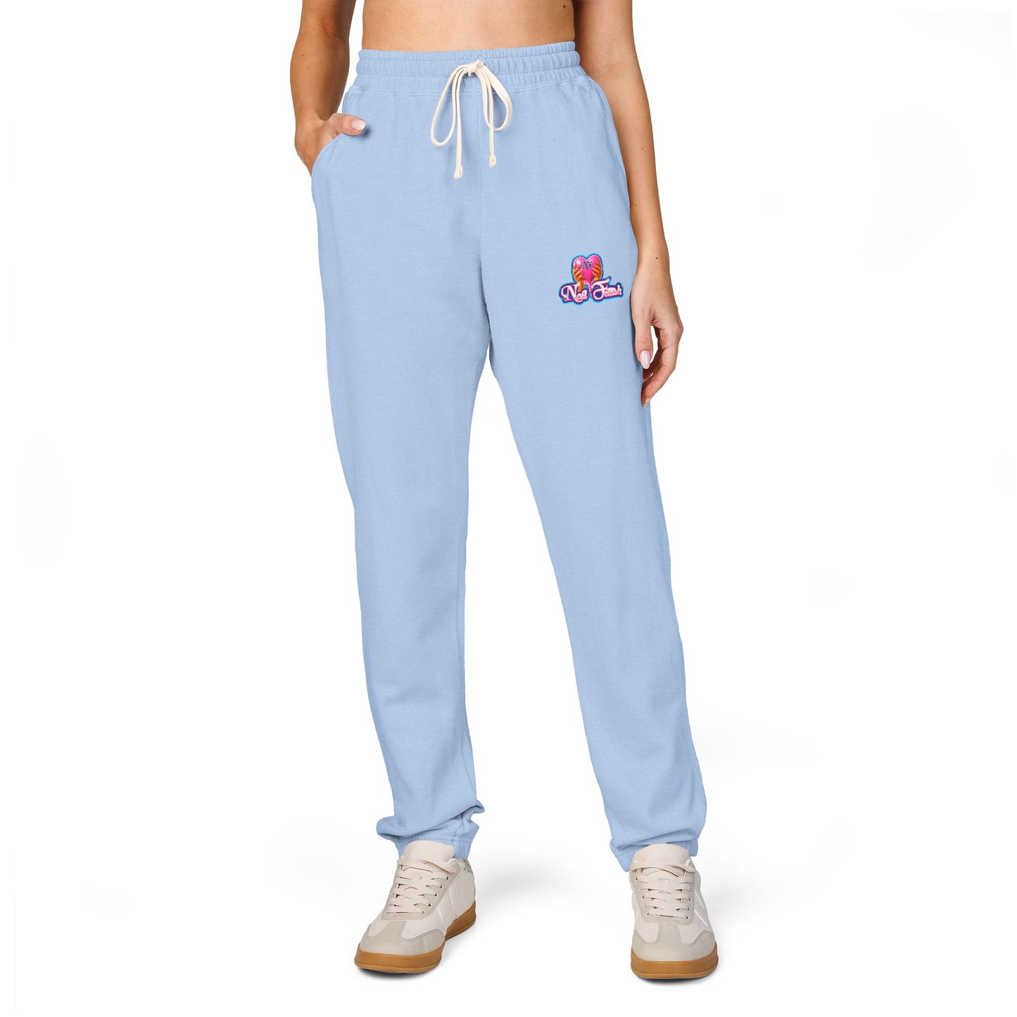Cozy Garment-Dyed Fleece Sweatpants | Chill Vibes, Perfect for Lounging, Gifts for Friends, Casual Wear, Home Relaxation