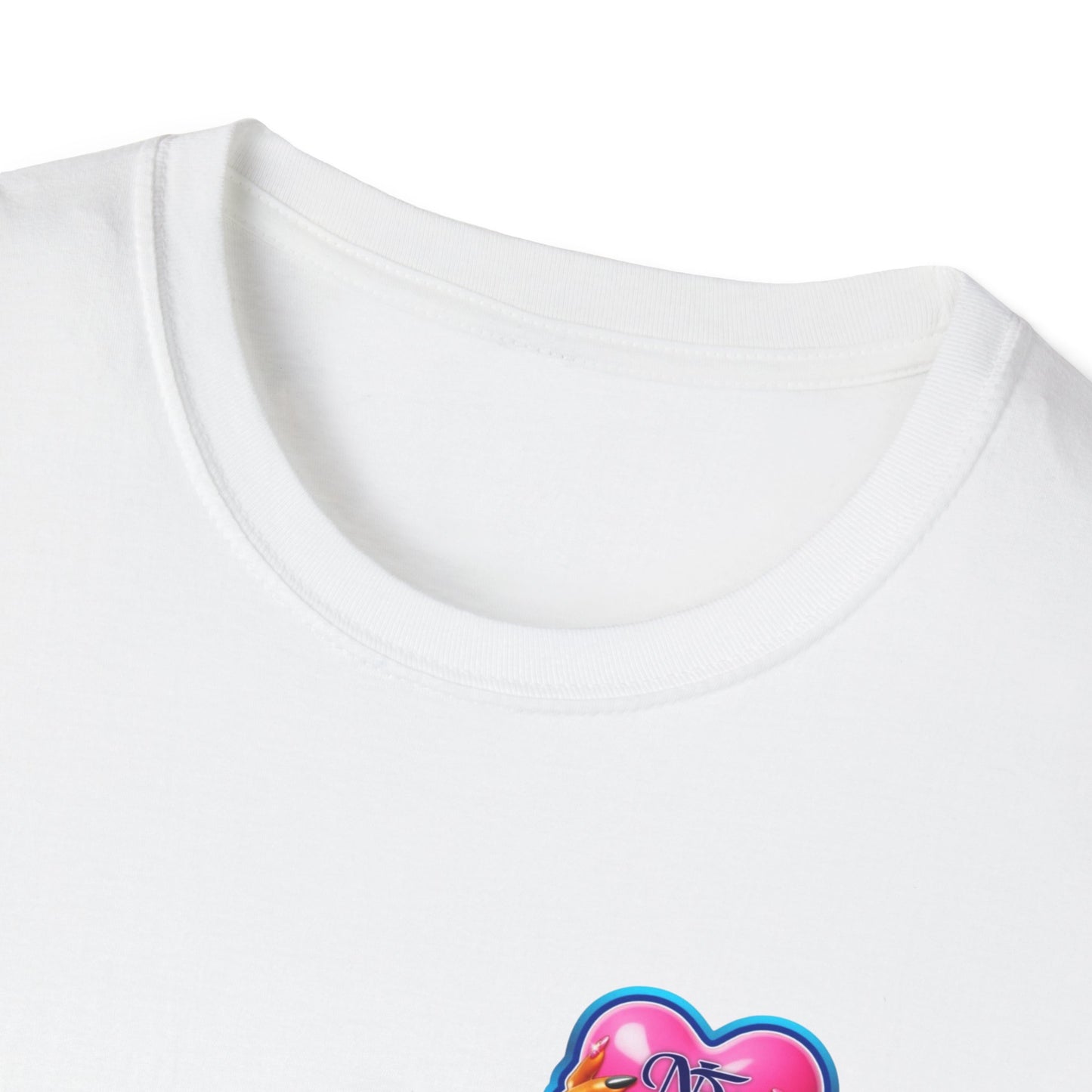 Vibrant Tropical Heart T-Shirt, Summer Fashion, Gift for Women, Beach Wear, Casual Style, Love Theme