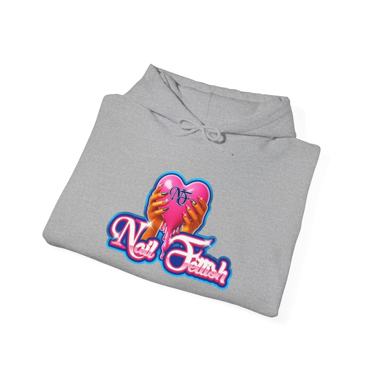 Nail Polish Love Hoodie, Trendy Unisex Sweatshirt, Cozy Gift for Nail Lovers, Perfect for Nail Artists, Vibrant Graphic Apparel