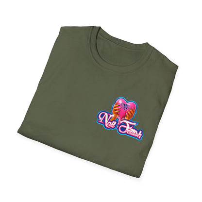 Vibrant Tropical Heart T-Shirt, Summer Fashion, Gift for Women, Beach Wear, Casual Style, Love Theme