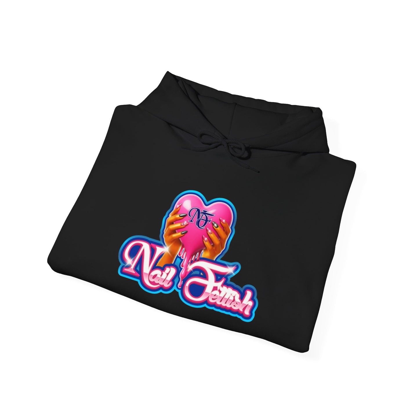 Nail Polish Love Hoodie, Trendy Unisex Sweatshirt, Cozy Gift for Nail Lovers, Perfect for Nail Artists, Vibrant Graphic Apparel