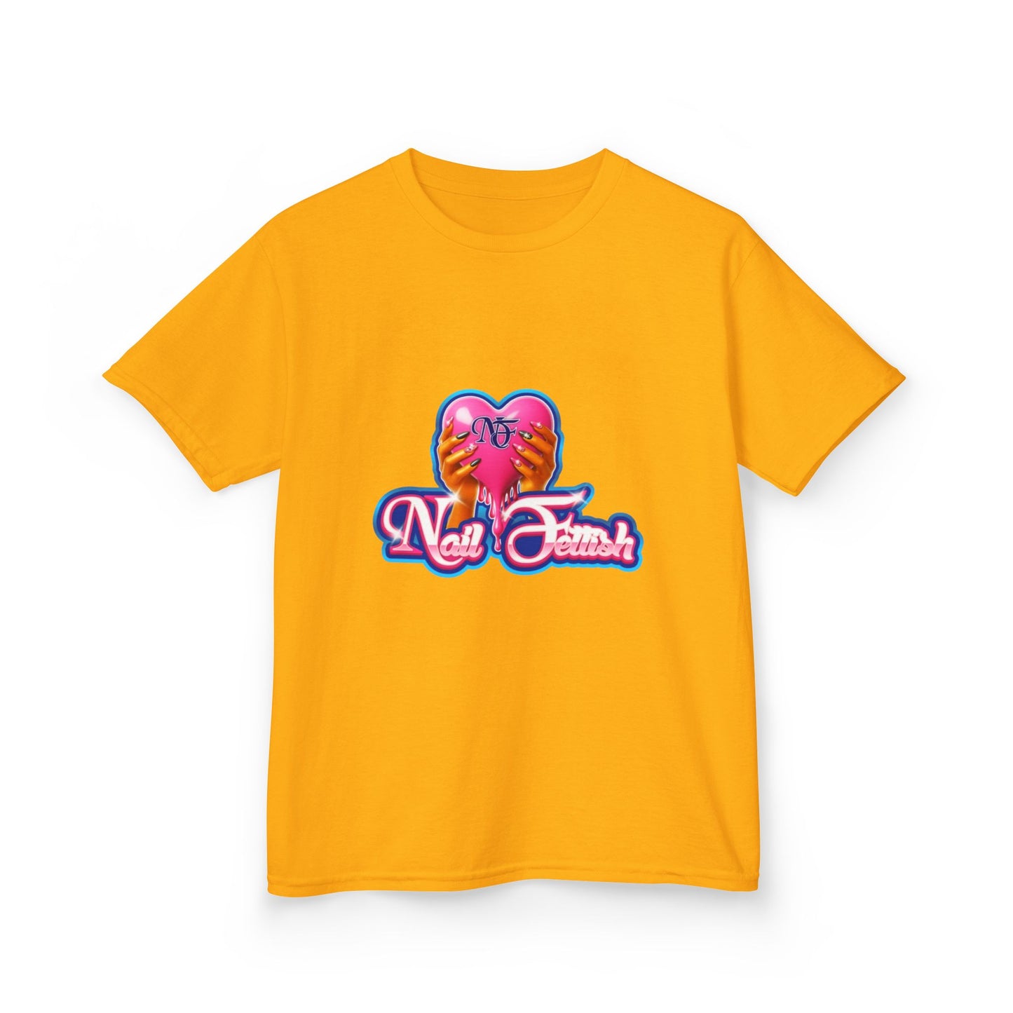 Colorful Kids Tee with Heart Design, Fun Daily Wear, Birthday Gift, Casual Summer Shirt, Youth Fashion