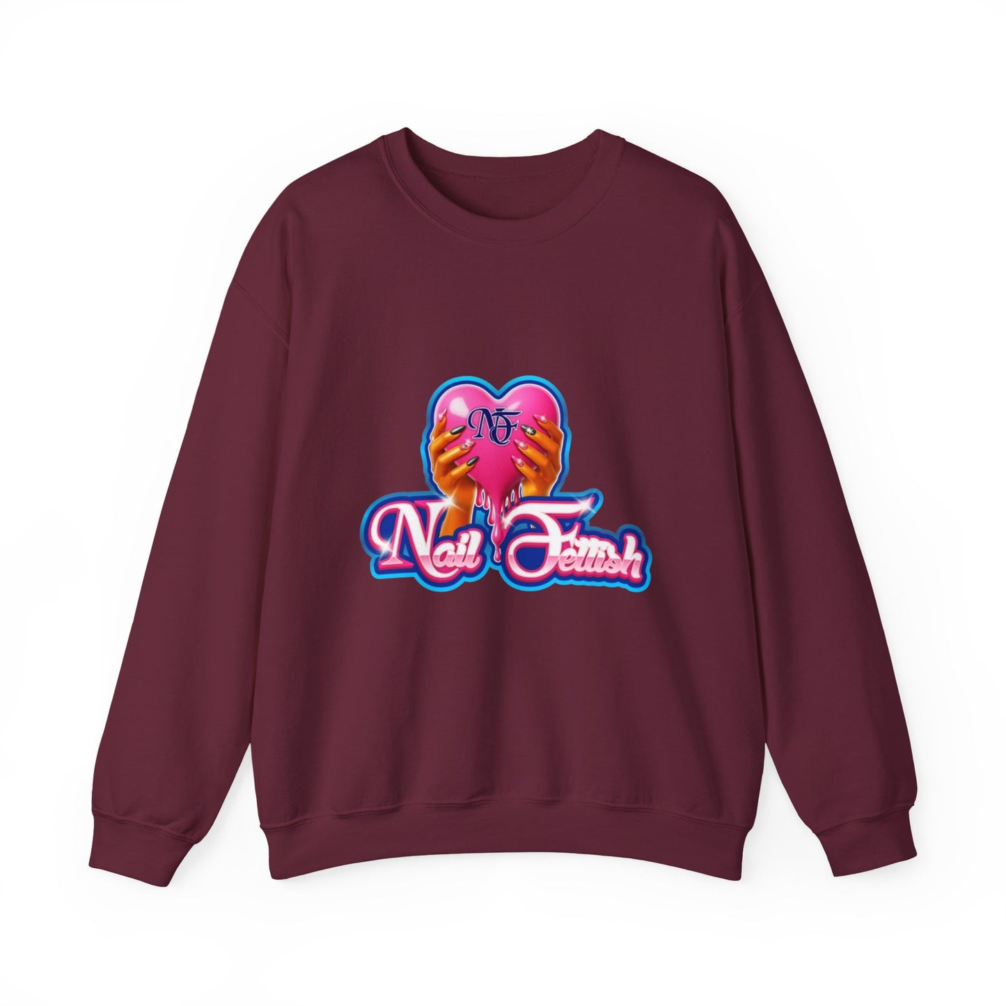 Nail Art Enthusiast Crewneck Sweatshirt, Cozy Pullover for Nail Lovers, Gift for Manicure Fans, Stylish Sweatshirt, Birthday Gift