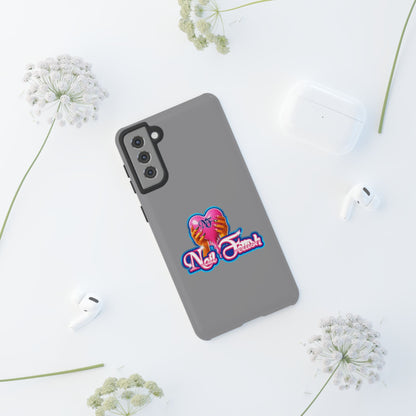 Phone Case with Heart Design, For Nail Enthusiasts, Gifts for Her, Cute Phone Accessories, Valentine's Day