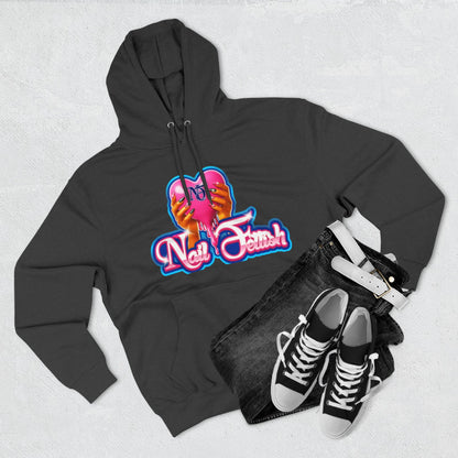 Nail Fetish Hoodie, Cozy Fleece Sweatshirt for Nail Art Lovers, Gift for Nail Technicians, Trendy Fashion, Perfect for Relaxation