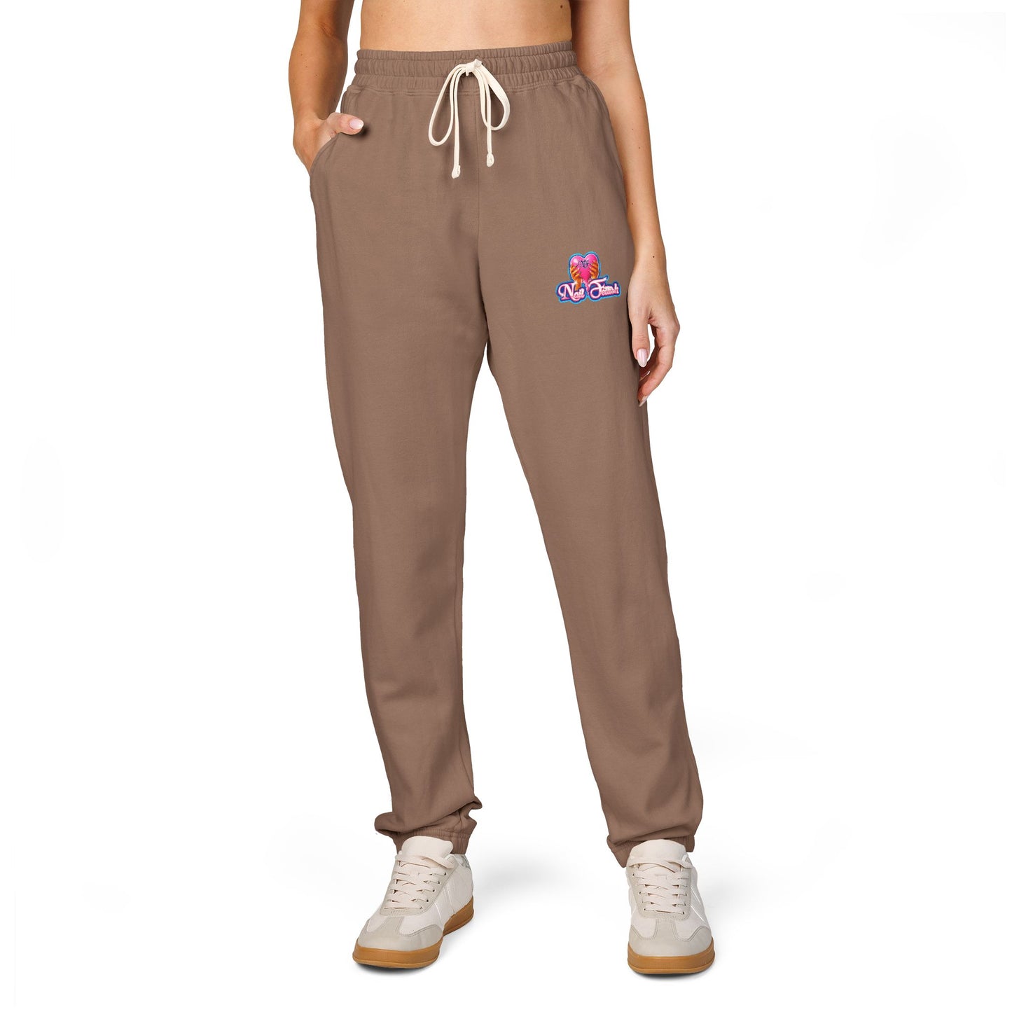 Cozy Garment-Dyed Fleece Sweatpants | Chill Vibes, Perfect for Lounging, Gifts for Friends, Casual Wear, Home Relaxation