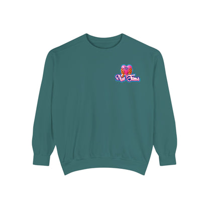 Colorful Heart Unisex Sweatshirt, Cozy Gift for Friends, Casual Streetwear, Perfect for Valentine’s Day, Everyday Lounge