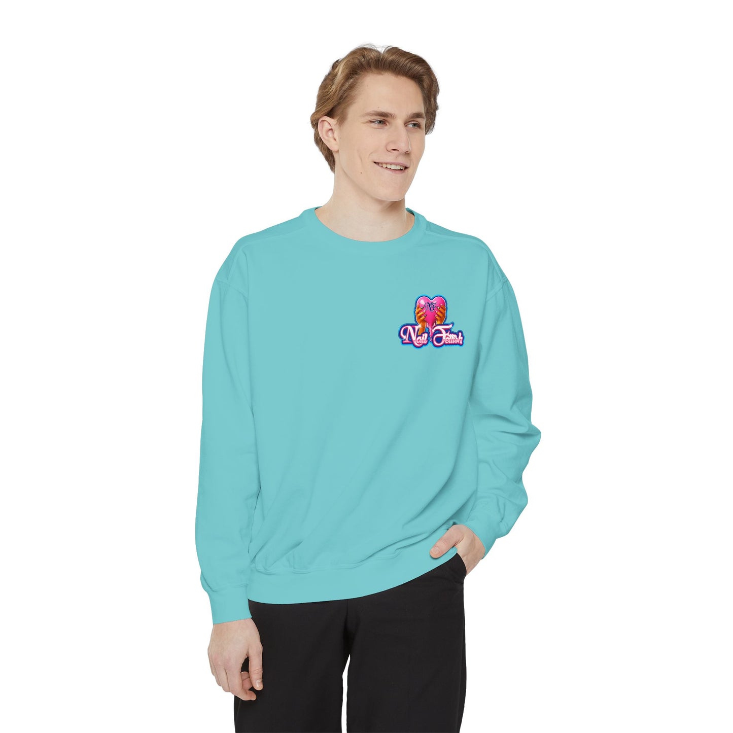Colorful Heart Unisex Sweatshirt, Cozy Gift for Friends, Casual Streetwear, Perfect for Valentine’s Day, Everyday Lounge