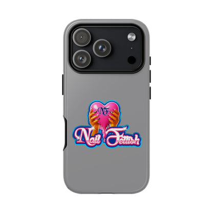 Phone Case with Heart Design, For Nail Enthusiasts, Gifts for Her, Cute Phone Accessories, Valentine's Day