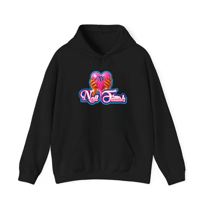 Nail Polish Love Hoodie, Trendy Unisex Sweatshirt, Cozy Gift for Nail Lovers, Perfect for Nail Artists, Vibrant Graphic Apparel