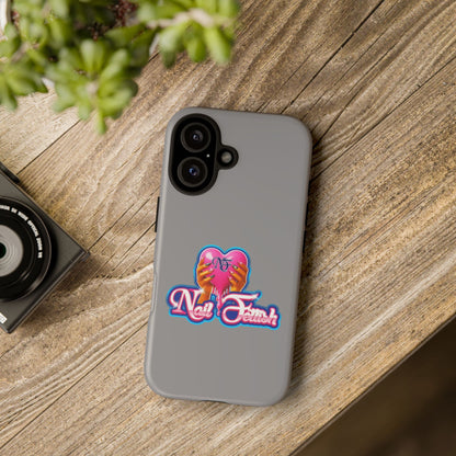 Phone Case with Heart Design, For Nail Enthusiasts, Gifts for Her, Cute Phone Accessories, Valentine's Day