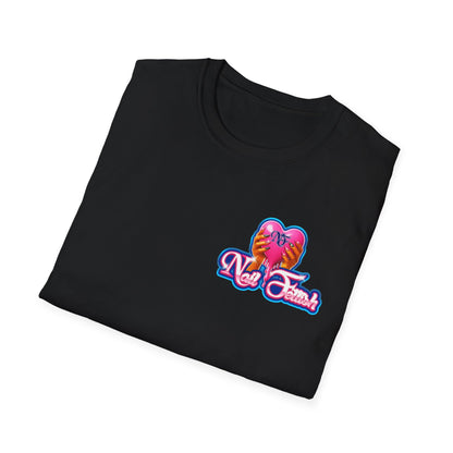 Vibrant Tropical Heart T-Shirt, Summer Fashion, Gift for Women, Beach Wear, Casual Style, Love Theme