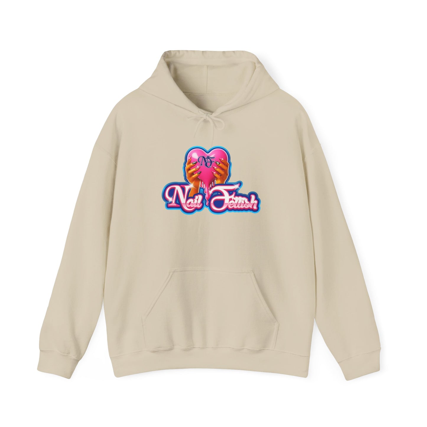 Nail Polish Love Hoodie, Trendy Unisex Sweatshirt, Cozy Gift for Nail Lovers, Perfect for Nail Artists, Vibrant Graphic Apparel