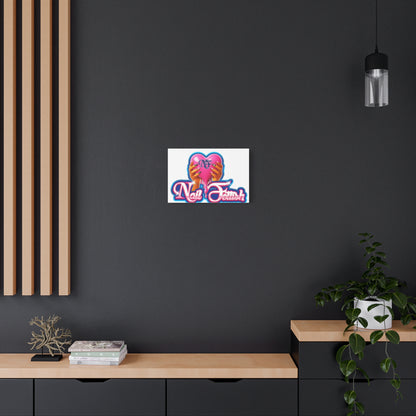 Canvas Art Print - Nail Fetish Design for Beauty Lovers, Home Decor, Gift Idea, Wall Art, Trendy Decor, Girly Aesthetic