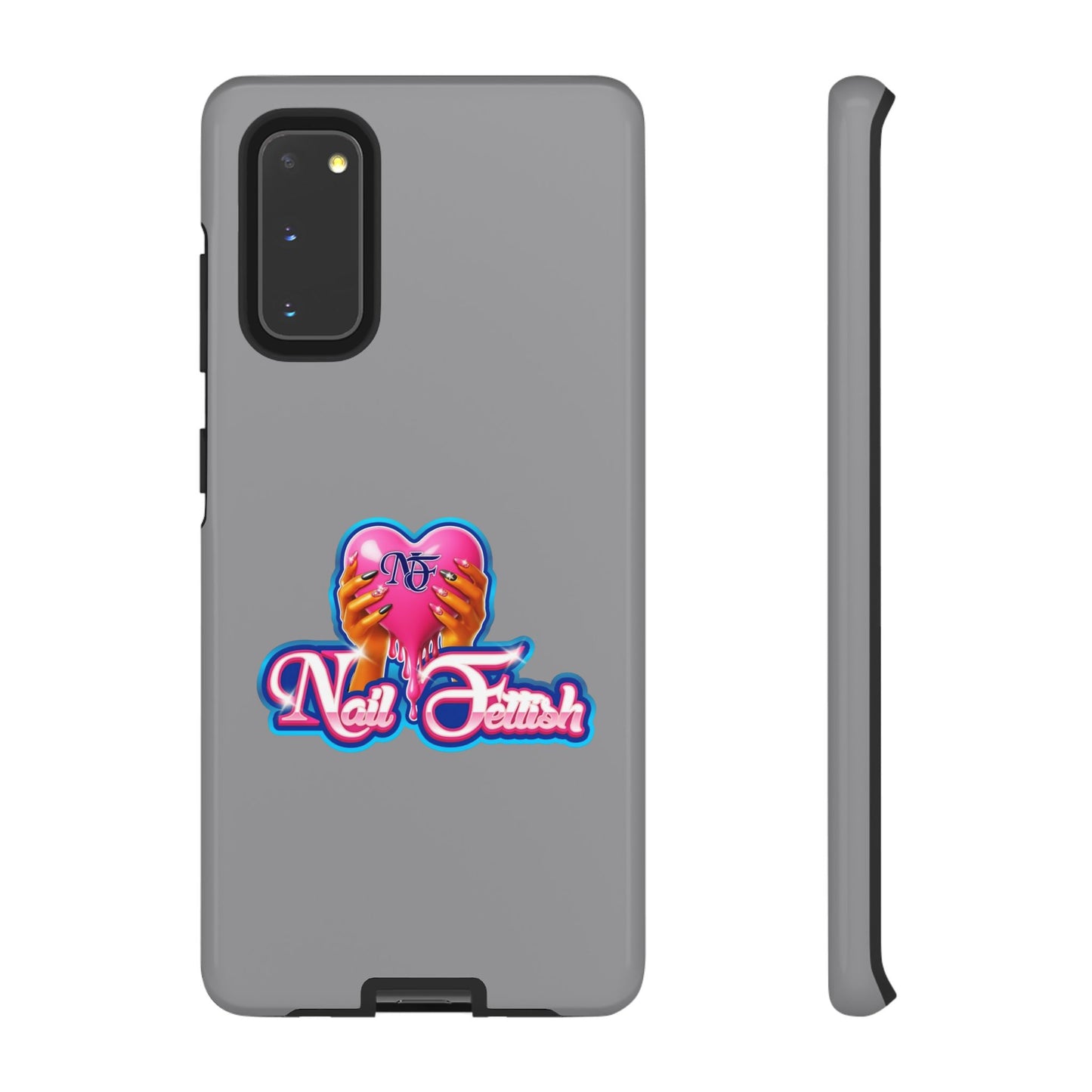 Phone Case with Heart Design, For Nail Enthusiasts, Gifts for Her, Cute Phone Accessories, Valentine's Day