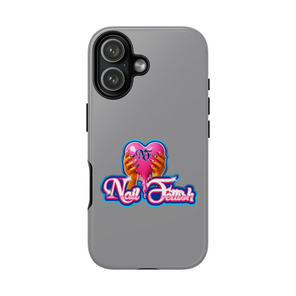 Phone Case with Heart Design, For Nail Enthusiasts, Gifts for Her, Cute Phone Accessories, Valentine's Day