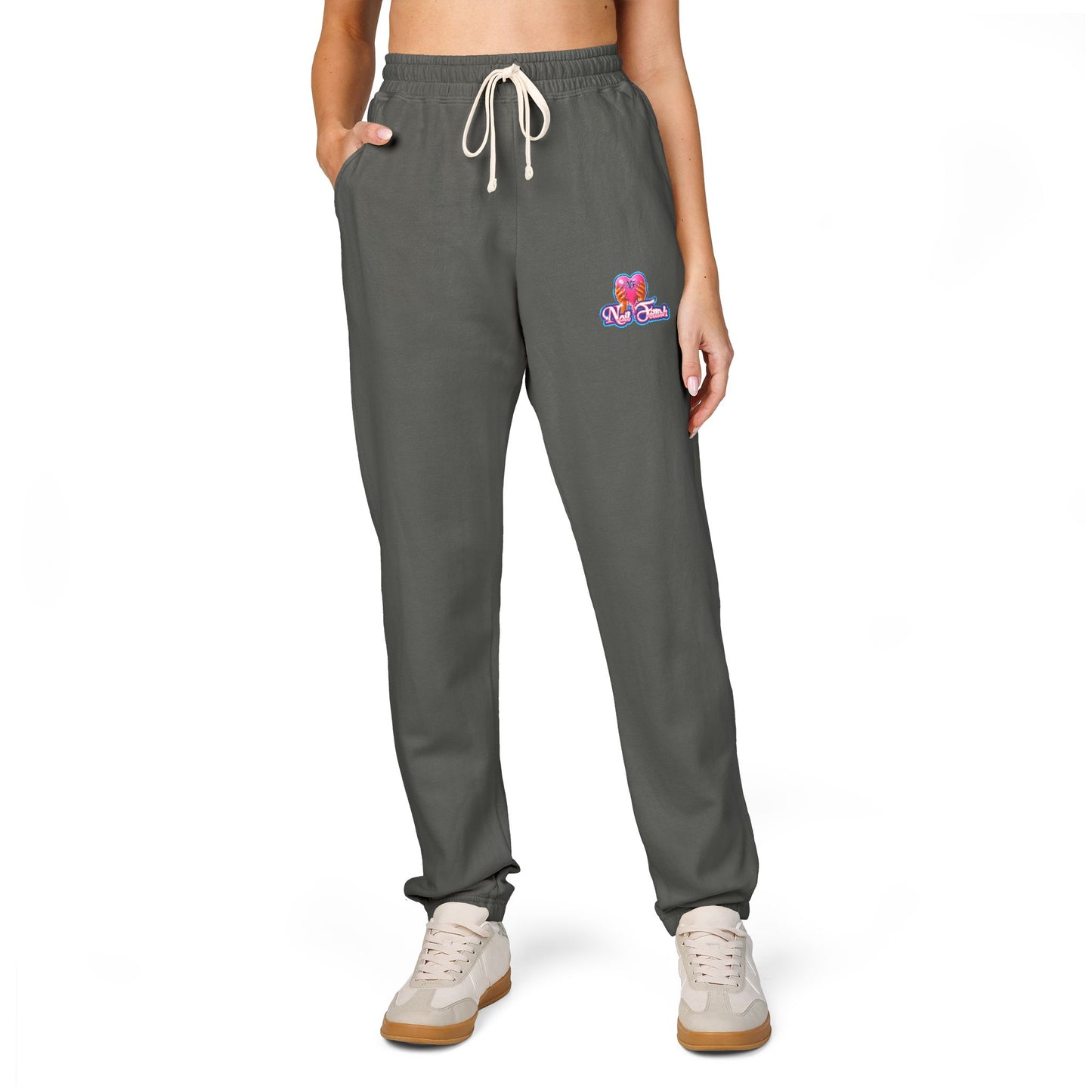 Cozy Garment-Dyed Fleece Sweatpants | Chill Vibes, Perfect for Lounging, Gifts for Friends, Casual Wear, Home Relaxation