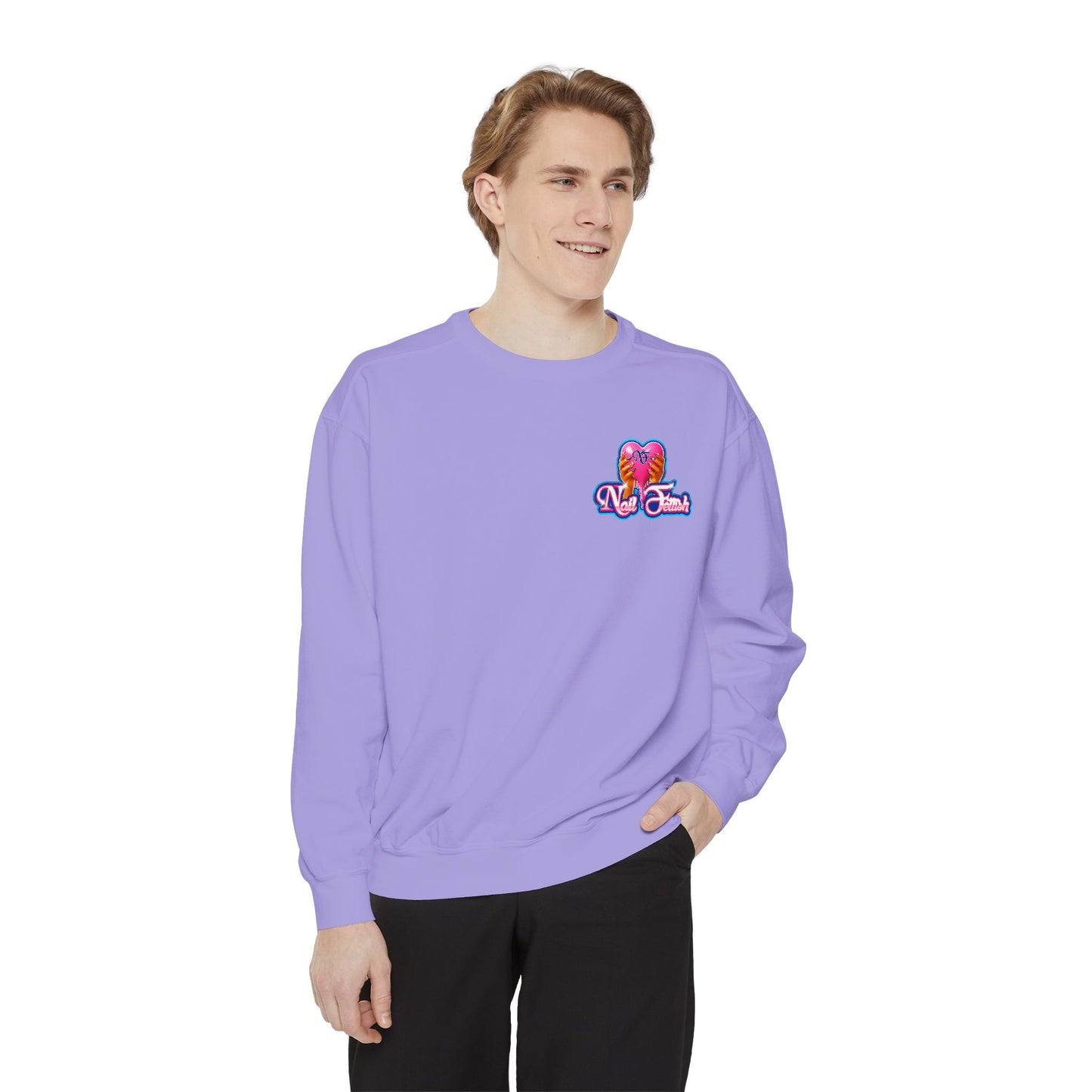 Colorful Heart Unisex Sweatshirt, Cozy Gift for Friends, Casual Streetwear, Perfect for Valentine’s Day, Everyday Lounge