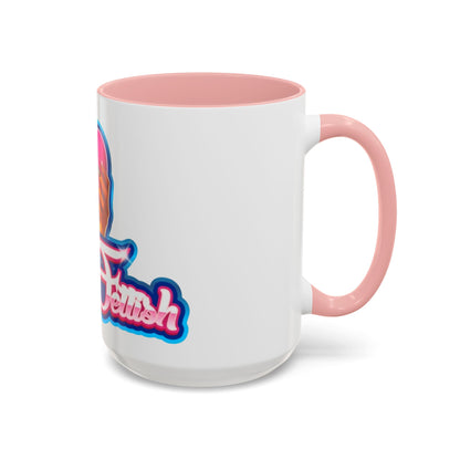 Nail Art Lovers' Accent Coffee Mug - Perfect Gift for Nail Enthusiasts, Makeup Accessories, Birthday, Self-Care