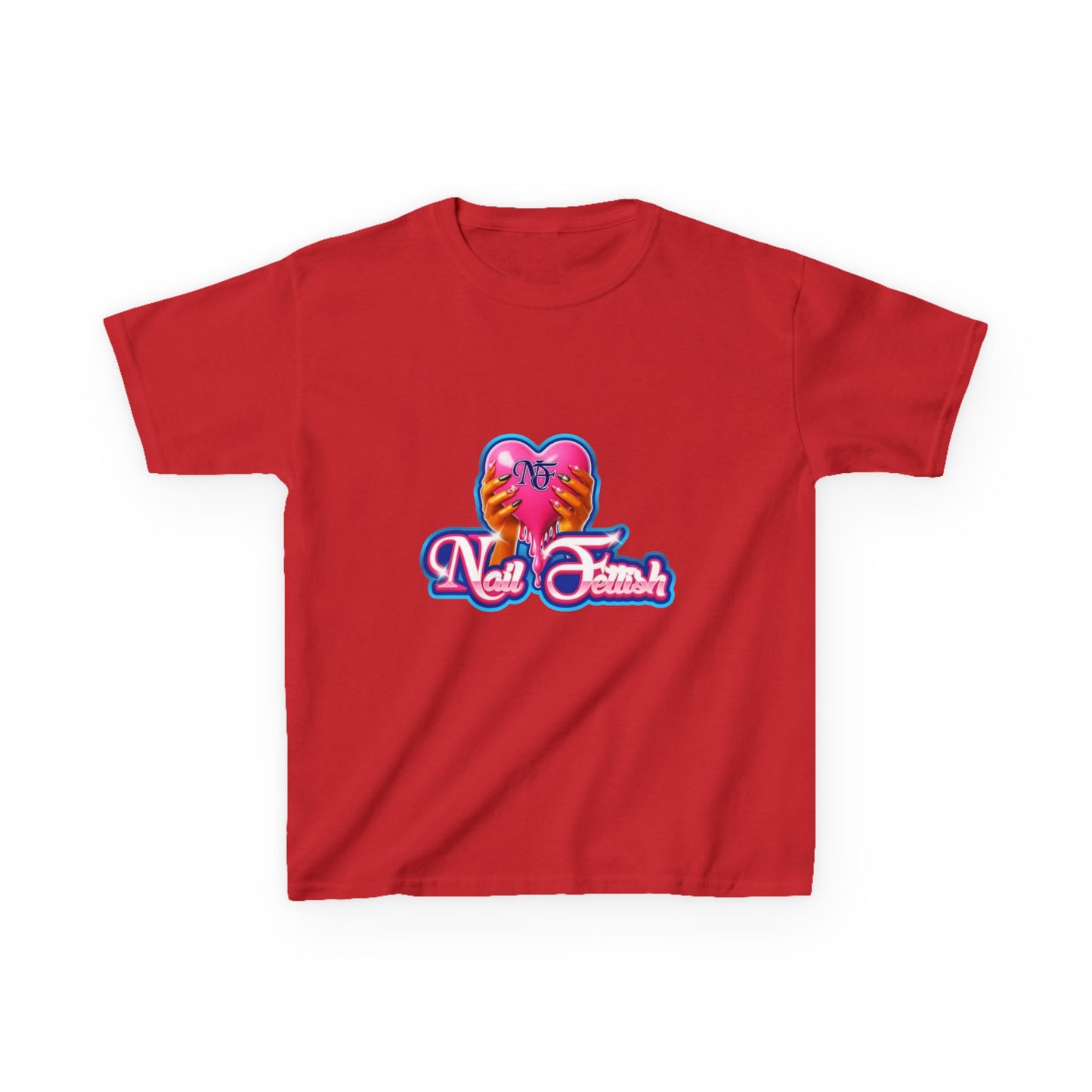 Colorful Kids Tee with Heart Design, Fun Daily Wear, Birthday Gift, Casual Summer Shirt, Youth Fashion