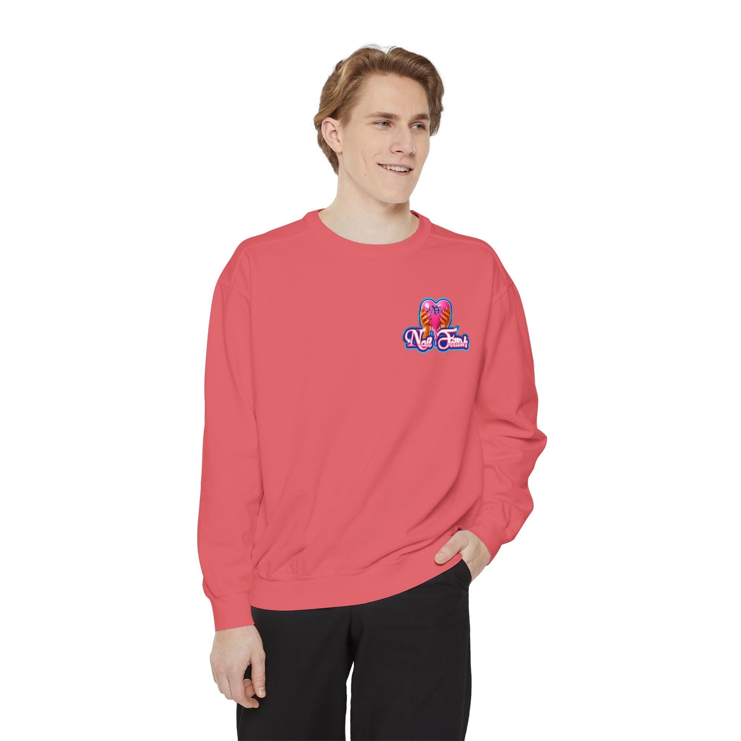 Colorful Heart Unisex Sweatshirt, Cozy Gift for Friends, Casual Streetwear, Perfect for Valentine’s Day, Everyday Lounge