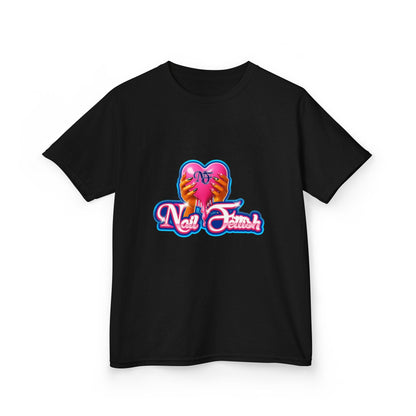 Colorful Kids Tee with Heart Design, Fun Daily Wear, Birthday Gift, Casual Summer Shirt, Youth Fashion