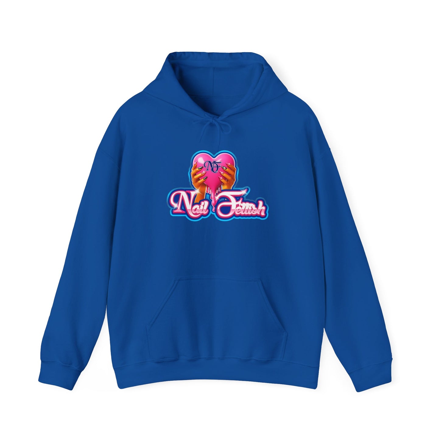 Nail Polish Love Hoodie, Trendy Unisex Sweatshirt, Cozy Gift for Nail Lovers, Perfect for Nail Artists, Vibrant Graphic Apparel