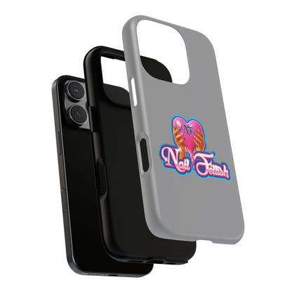 Phone Case with Heart Design, For Nail Enthusiasts, Gifts for Her, Cute Phone Accessories, Valentine's Day