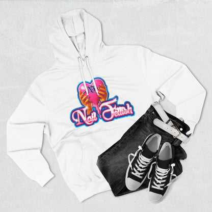 Nail Fetish Hoodie, Cozy Fleece Sweatshirt for Nail Art Lovers, Gift for Nail Technicians, Trendy Fashion, Perfect for Relaxation