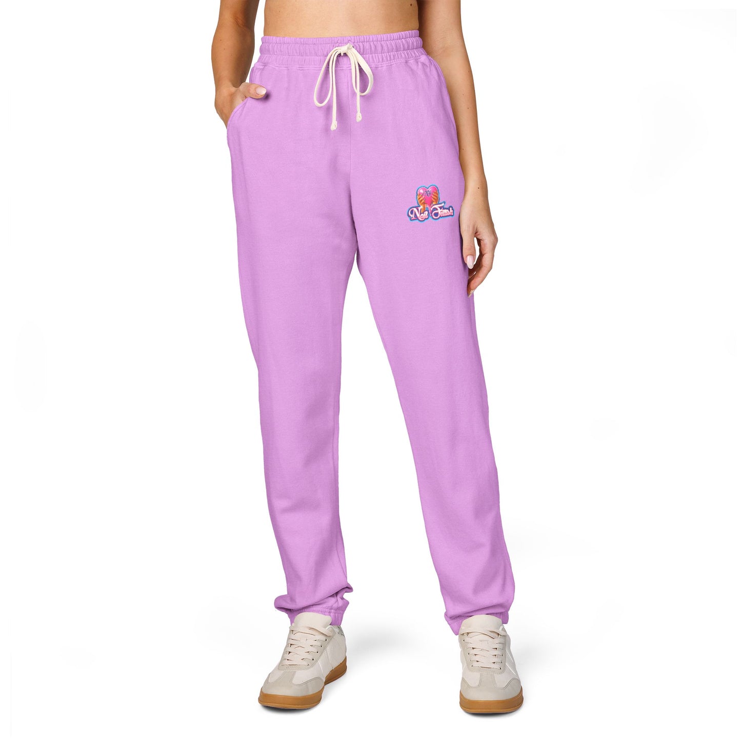 Cozy Garment-Dyed Fleece Sweatpants | Chill Vibes, Perfect for Lounging, Gifts for Friends, Casual Wear, Home Relaxation