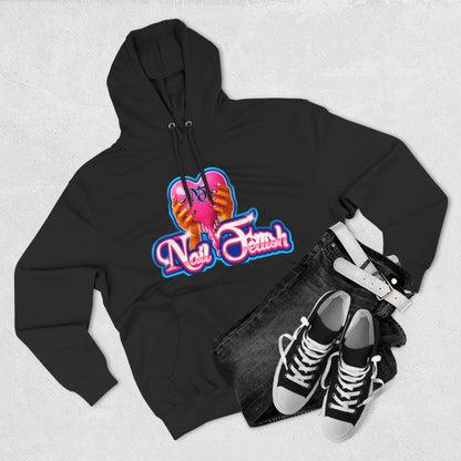Nail Fetish Hoodie, Cozy Fleece Sweatshirt for Nail Art Lovers, Gift for Nail Technicians, Trendy Fashion, Perfect for Relaxation