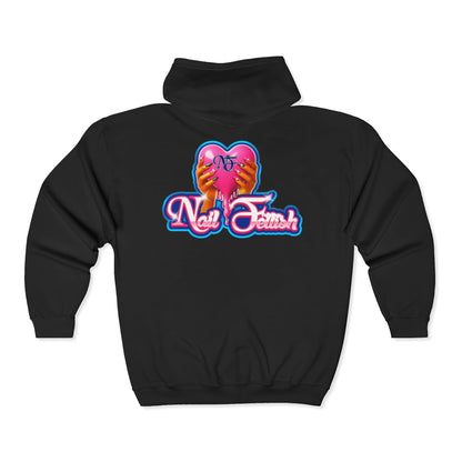 Unisex Colorful Graphic Zip Hoodie, Cozy Sweatshirt for Spring, Summer Nights, Perfect Gift, Casual Wear, Graphic Zip Hoodie, Trendy Style