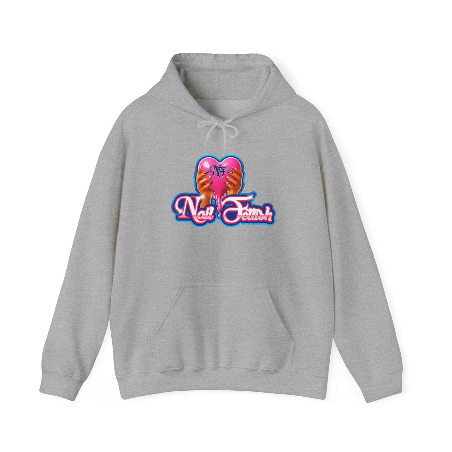 Nail Polish Love Hoodie, Trendy Unisex Sweatshirt, Cozy Gift for Nail Lovers, Perfect for Nail Artists, Vibrant Graphic Apparel
