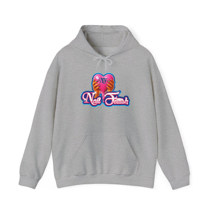 Nail Polish Love Hoodie, Trendy Unisex Sweatshirt, Cozy Gift for Nail Lovers, Perfect for Nail Artists, Vibrant Graphic Apparel